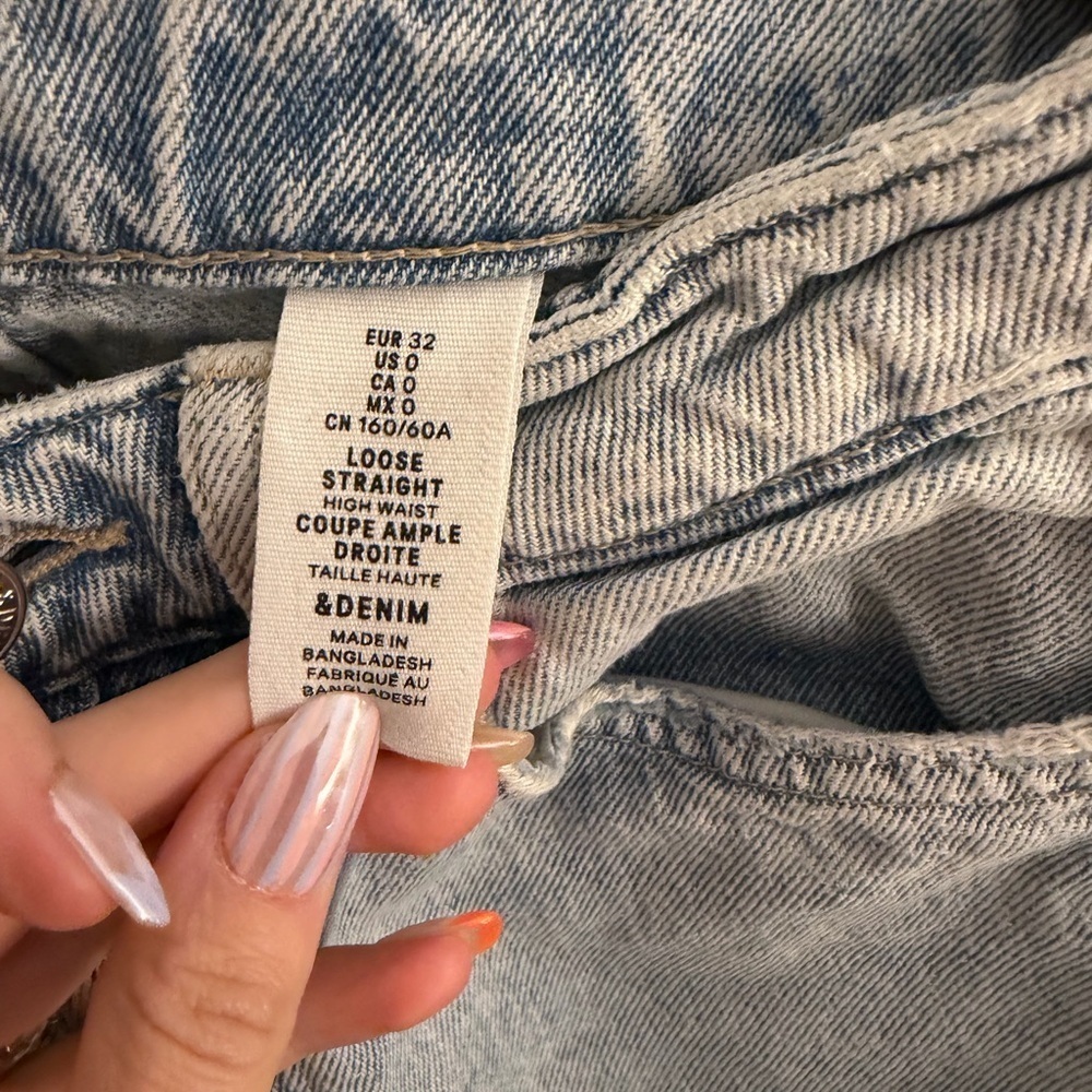 H&M Light Blue Distressed Boyfriend Jeans - Picture 3 of 4
